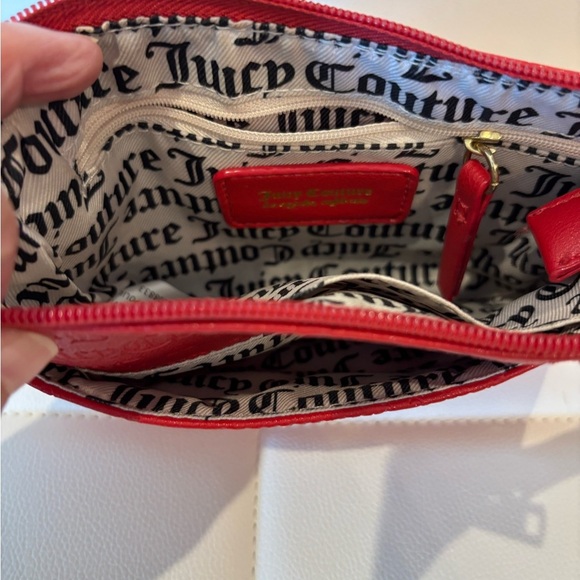 Juicy Couture Red Leather Crossbody Bag with Gold Accents - Picture 3 of 3